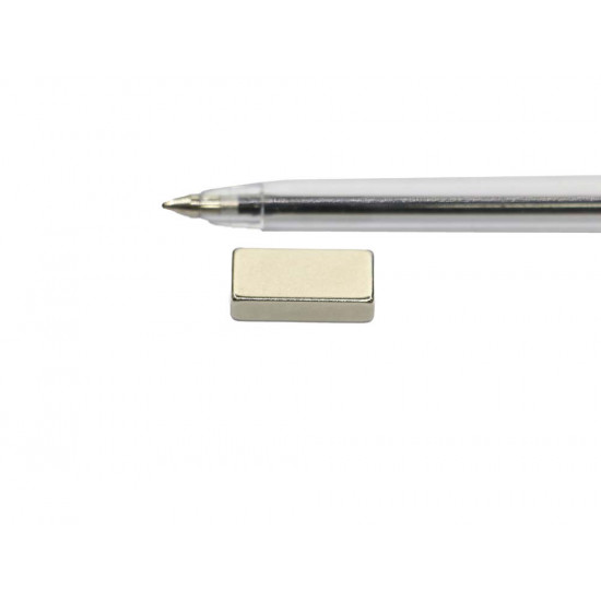 Ímã de neodímio bloco 20 x 10 x 5 mm - N42